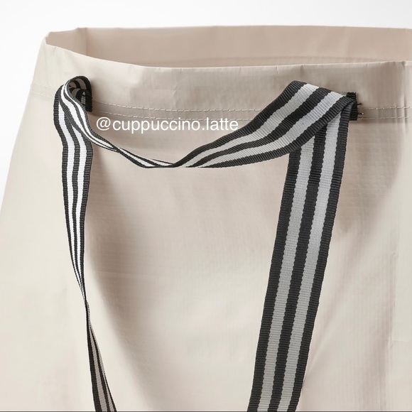 🤍2 NEW🤍IKEA GÖRSNYGG Large Light Beige Cream Reusable Tote Bags - Picture 5 of 5